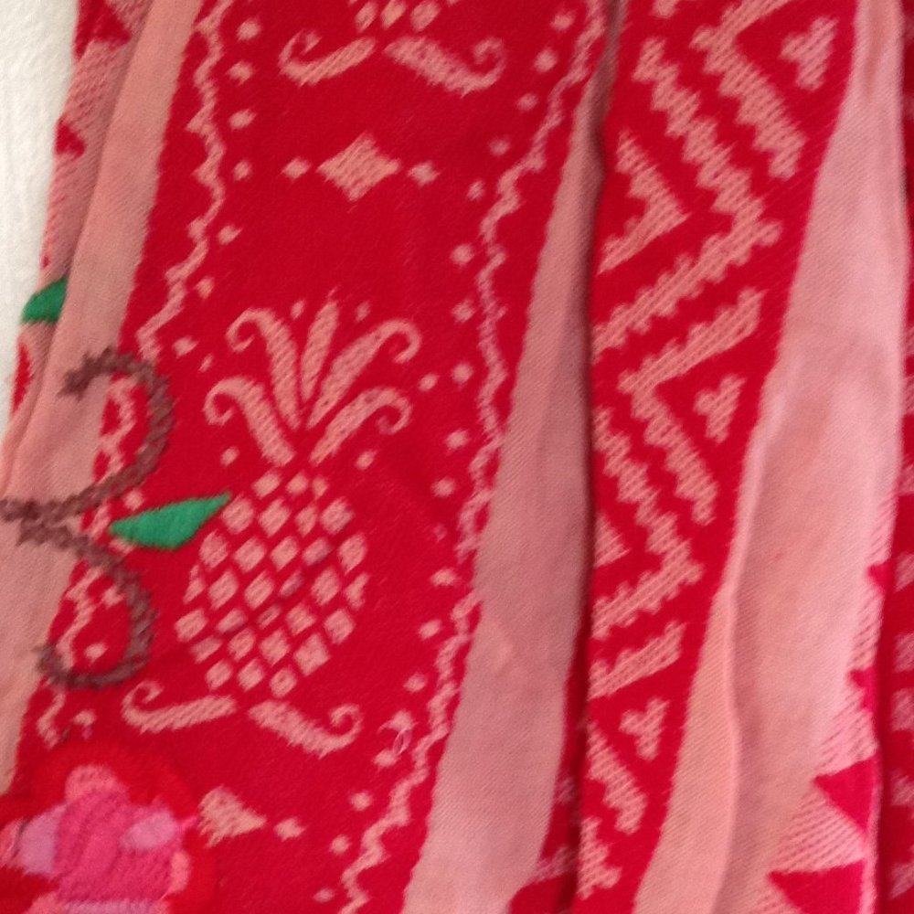 Farm Rio Pineapple Jacquard Split-Neck Maxi Dress - Picture 12 of 16